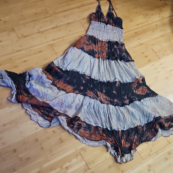 handmade artian Dresses & Skirts - Hand Dyed Beautful Full Maxi Gown Dress